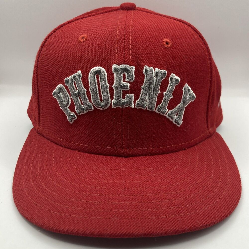 Phoenix Suns New Era 59FIFTY Red & White Hardwood Classics Hat Sizes 7 1/4